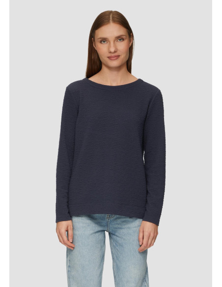 S.OLIVER Textured sweatshirt 2155852-5959