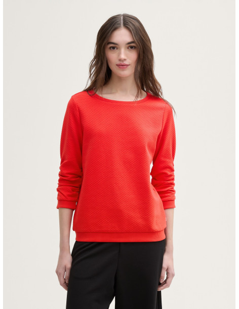TOM TAILOR Textured μπλούζα 1039979-13745