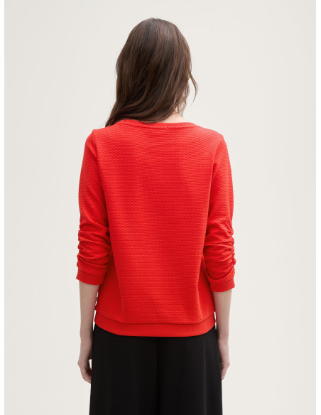 TOM TAILOR Textured μπλούζα 1039979-13745 | BON FASHION