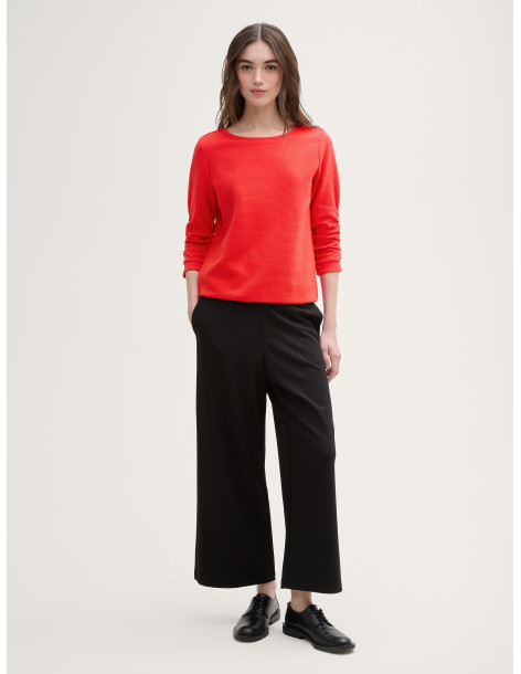 TOM TAILOR Textured μπλούζα 1039979-13745 | BON FASHION