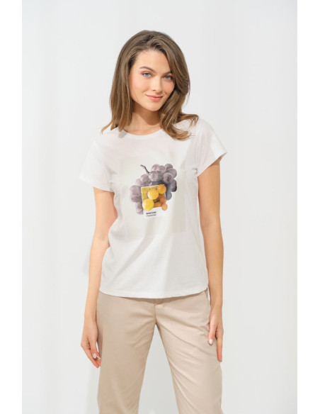 ENZZO T-shirt Martina 251164-ΛΕΥΚΟ