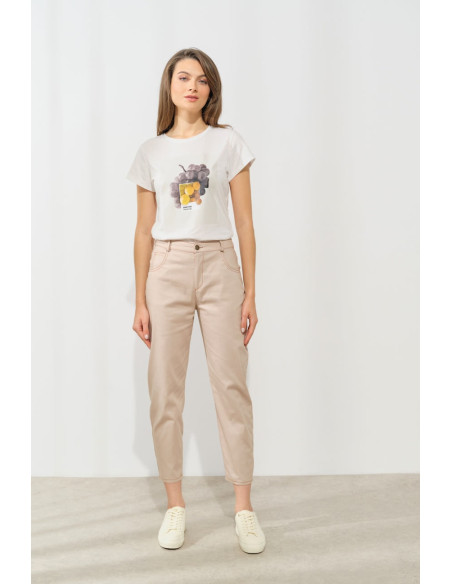 ENZZO T-shirt Martina 251164-ΛΕΥΚΟ |  BON FASHION