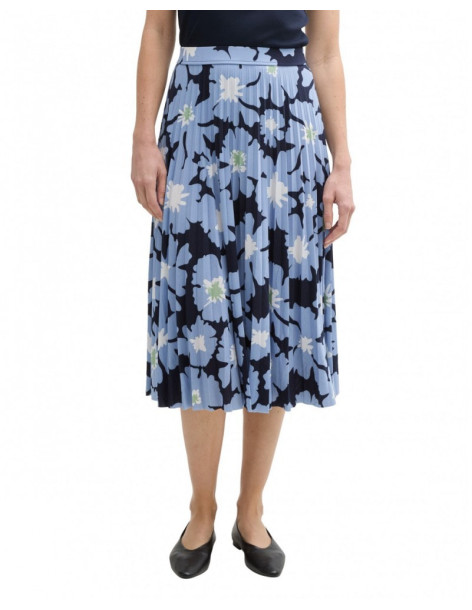 TOM TAILOR Pleated midi skirt 1045295- | BON FASHION