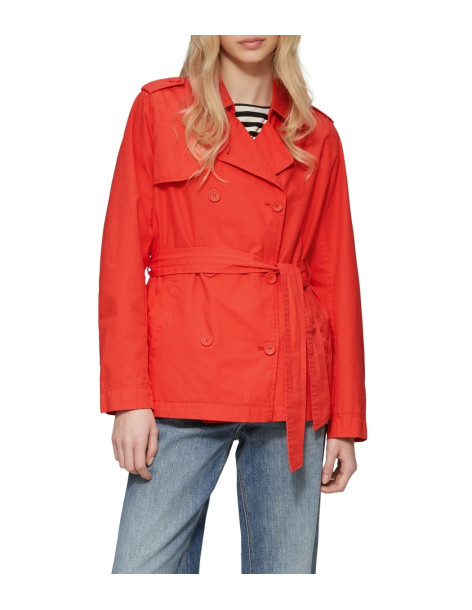 S.OLIVER Short cotton trench coat with a belt 2159450-3103 | BON FASHION