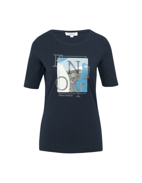 S.OLIVER T-shirt with a front print 2160855-59D1