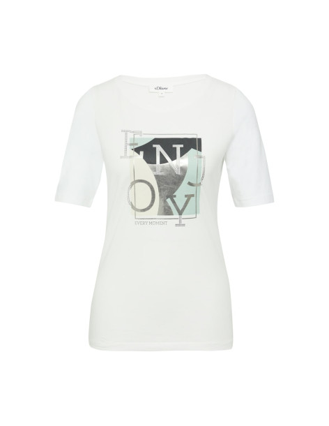 S.OLIVER T-shirt with a front print 2160855-02D1