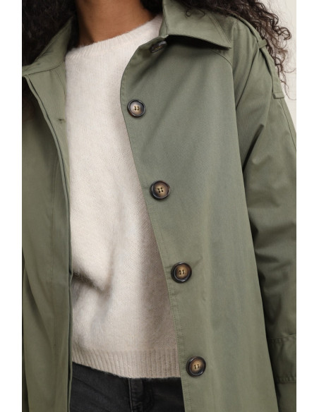 ATTRAIT PARIS TRENCH COATS TR023-KHAKI | BON FASHION