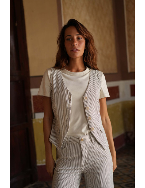 ORAIJE PARIS Top Talya JD576-TAUPE