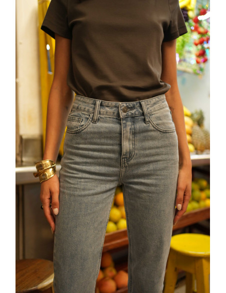 ORAIJE PARIS  Straight cut jeans JD365-JEANS| BON FASHION