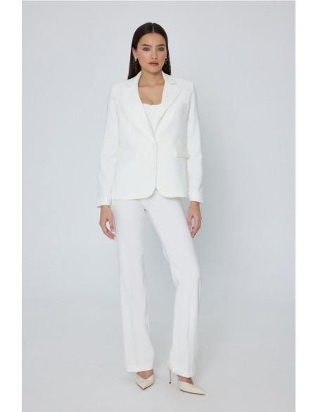 MIND MATTER ELIZA BLAZER 25-01-05-000-ECRU