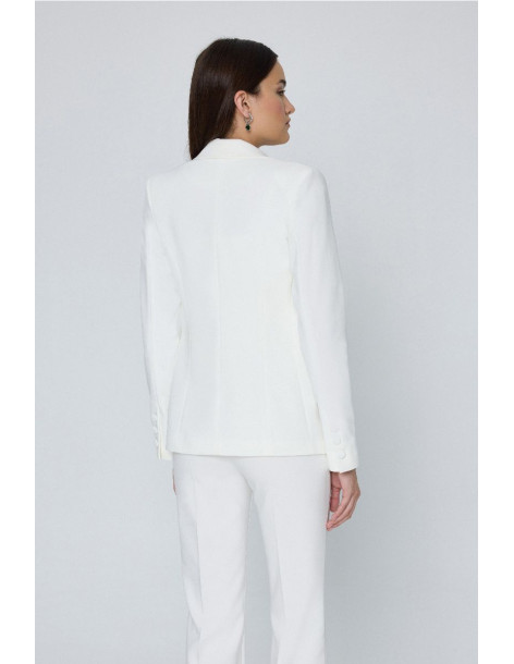 MIND MATTER ELIZA BLAZER 25-01-05-000-ECRU | BON FASHION