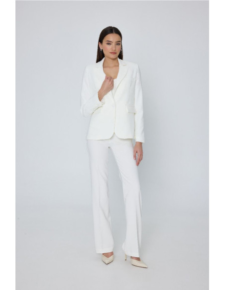 MIND MATTER ELIZA BLAZER 25-01-05-000-ECRU | BON FASHION