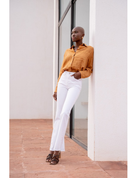 ORAIJE PARIS EMMA JEAN JD292B-WHITE | BON FASHION