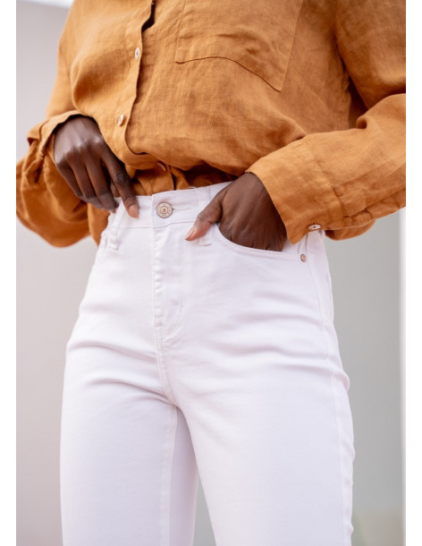 ORAIJE PARIS EMMA JEAN JD292B-WHITE | BON FASHION