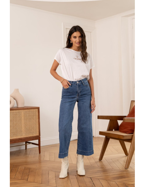ORAIJE PARIS wide leg jeans JD333-DENIM