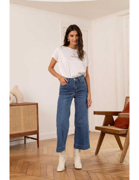 ORAIJE PARIS wide leg jeans JD333-DENIM