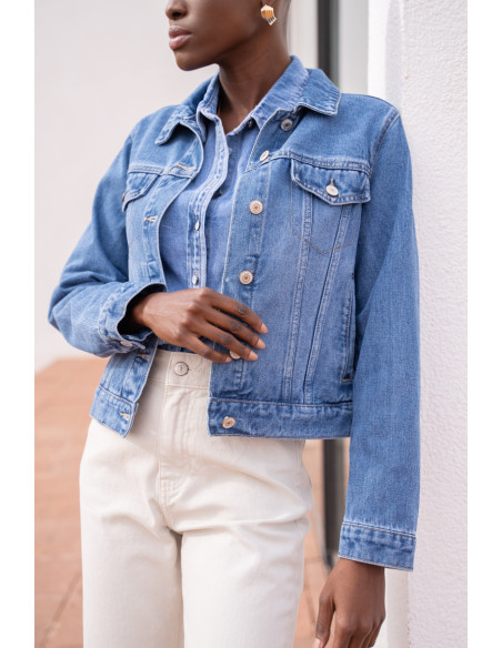 ORAIJE PARIS Valencia denim jacket JD1726-DENIM