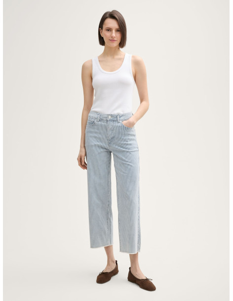 TOM TAILOR High Waist Culotte Jeans 1045976-31327