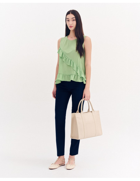 FOREL Παντελόνι cigarette 080.20.01.060-ΜΠΛΕ |  BON FASHION