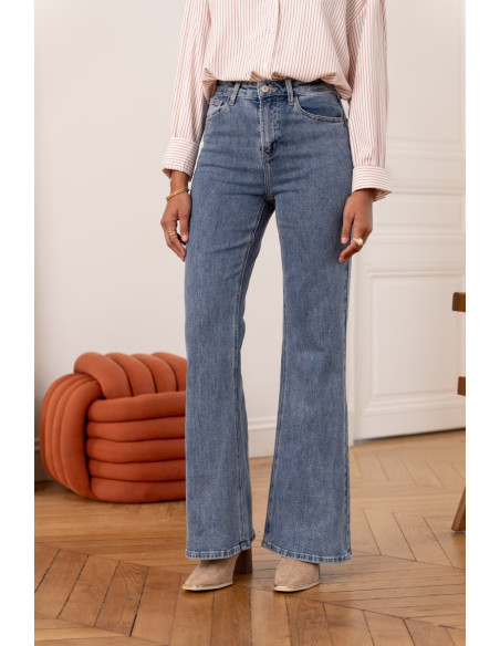 ORAIJE PARIS Emily flared jeans JD539X-JEANS | BON FASHION