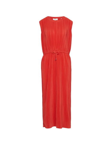 S.OLIVER Sleeveless midi dress with pleats 2164199-3090