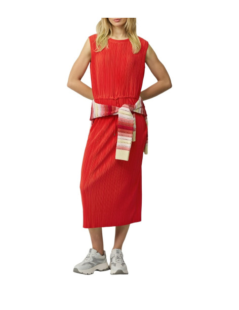 S.OLIVER Sleeveless midi dress with pleats 2164199-3090 | BON FASHION