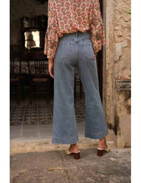 ORAIJE PARIS Jean Flare Hortense JD597-DENIM | BON FASHION