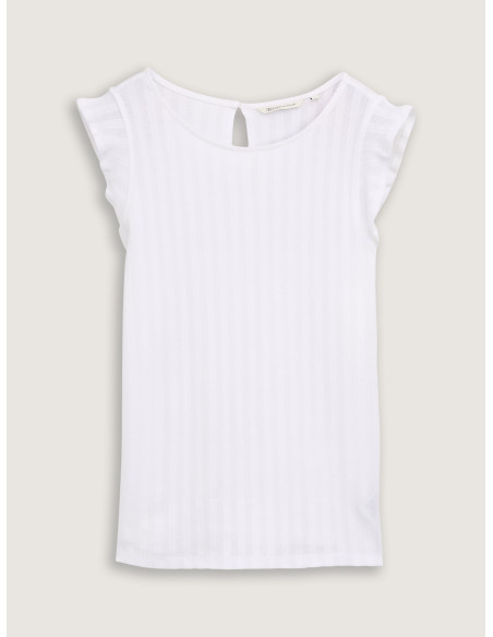 TOM TAILOR Loose fit pointelle top 1046552-2000 | BON FASHION