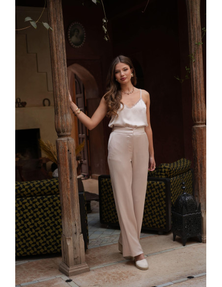 BON FASHION VEST H705-BEIGE