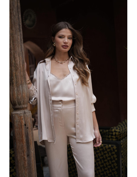 BON FASHION VEST H705-BEIGE | BON FASHION