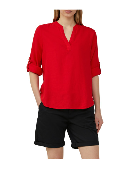 S.OLIVER Leinenbluse mit 3/4-Arm und Tunik 2166159-3090