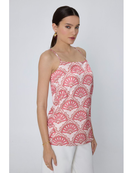 MIND MATTER SHILLA TOP 25-01-01-004-PEACH | BON FASHION