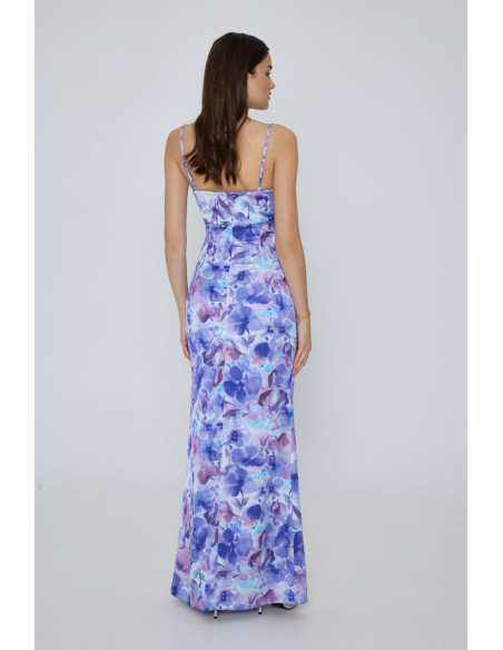 MIND MATTER MARIETTA DRESS 25-01-07-019-ΜΠΛΕ | BON FASHION