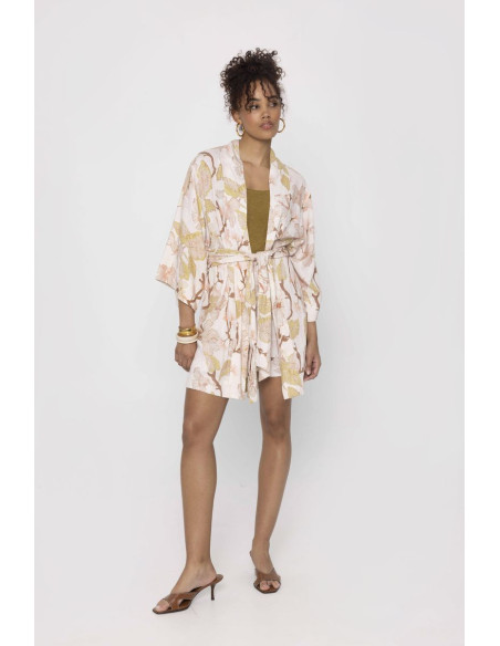 MIND MATTER MELINA DRESS-KIMONO 25-01-07-010-PINK