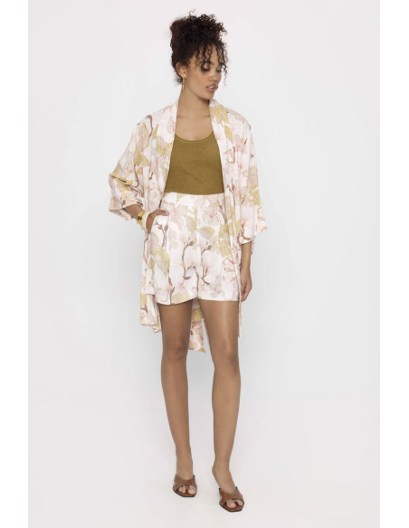 MIND MATTER MELINA DRESS-KIMONO 25-01-07-010-PINK | BON FASHION