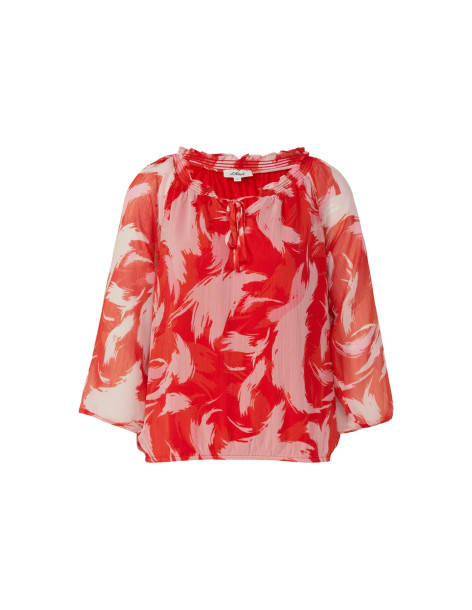 S.OLIVER Bluse mit Raff-Details im Relaxed Fit 2163679-30A1 2