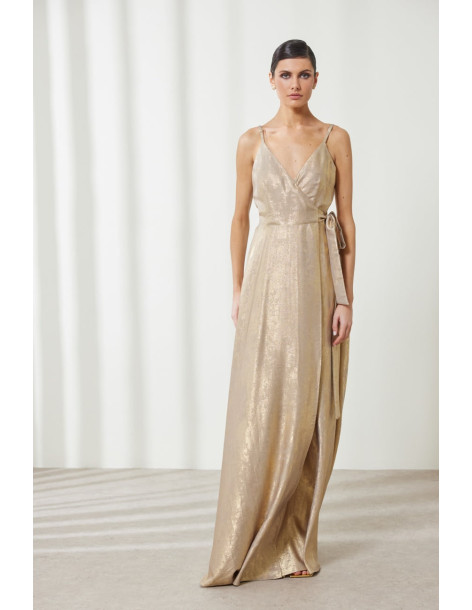 ENZZO Φόρεμα Adrianne 251368-GOLD| BON FASHION