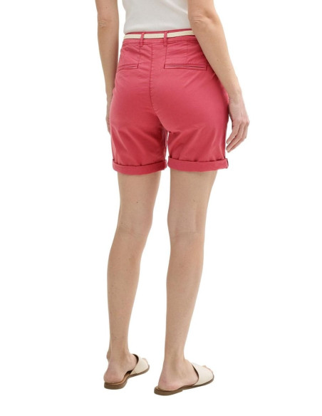 TOM TAILOR Chino Bermuda shorts with belt 1045434-11016| BON FASHION