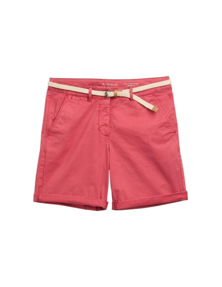 TOM TAILOR Chino Bermuda shorts with belt 1045434-11016| BON FASHION