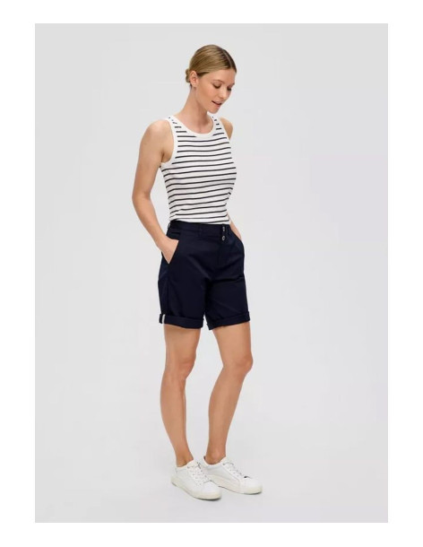 S.OLIVER Regular fit: Stretch cotton shorts 2142741-5959