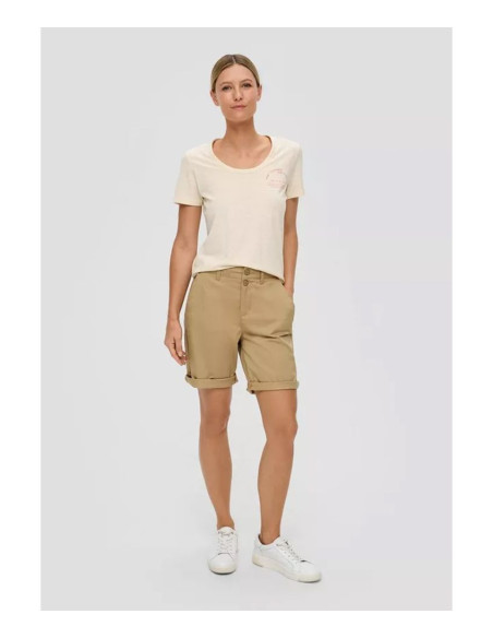 S.OLIVER Regular fit: Stretch cotton shorts 2163845-8105
