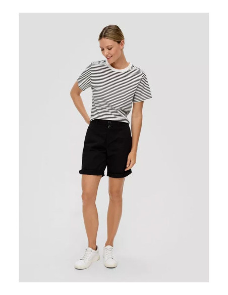 S.OLIVER Regular fit: Stretch cotton shorts 2163845-9999