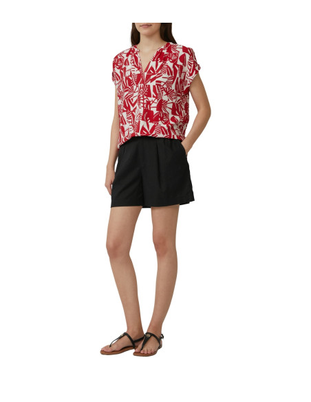 S.OLIVER Textured blouse with gathered details 2171191-35A1 | BON FASHION