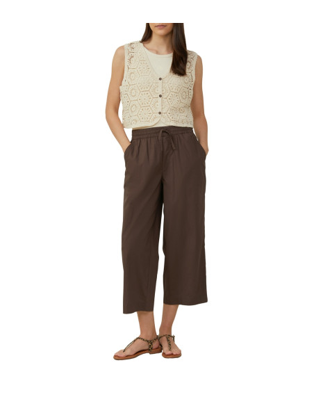 S.OLIVER Cropped crochet lace waistcoat 2166279-8105 | BON FASHION