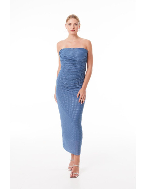 MIND MATTER SOPHIE DRESS 25-01-07-031-BLUE