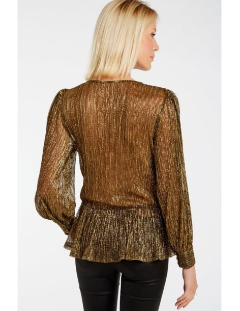 Μπλούζα μεταλιζέ NAF NAF LHNC48D | BON FASHION