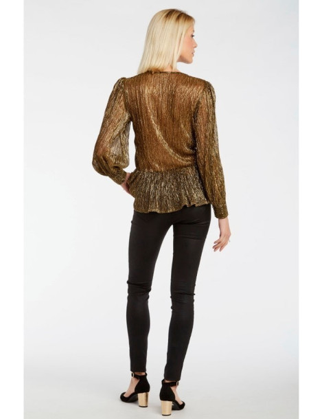 Μπλούζα μεταλιζέ NAF NAF LHNC48D | BON FASHION