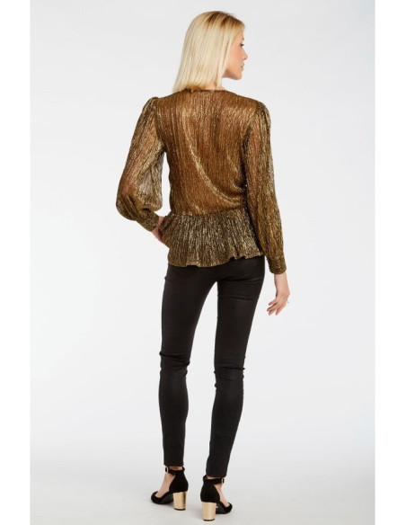 Μπλούζα μεταλιζέ NAF NAF LHNC48D | BON FASHION