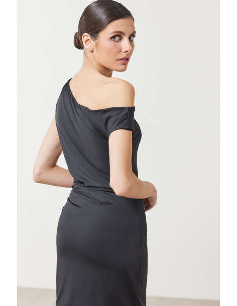 ENZZO Φόρεμα Rosalie 251277-ΜΑΥΡΟ | BON FASHION