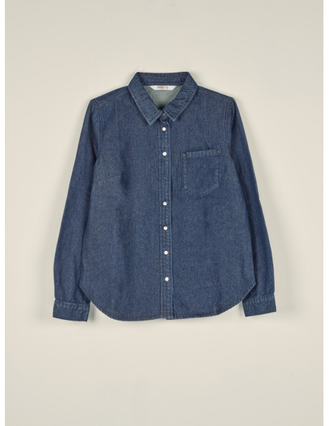 ORAIJE PARIS Denim shirt - Celia JD436-BLUE | BON FASHION